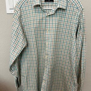 Hart Schaffner Marx Checkered Shirt